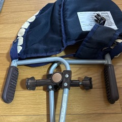 Little World ベビーテーブルチェア（お座り補助）ネイビー×ドット柄 【取引中】の画像