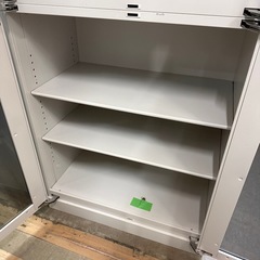 イトーキ　ガラス書庫　鍵付き 幅80 奥45 高さ188cmの画像