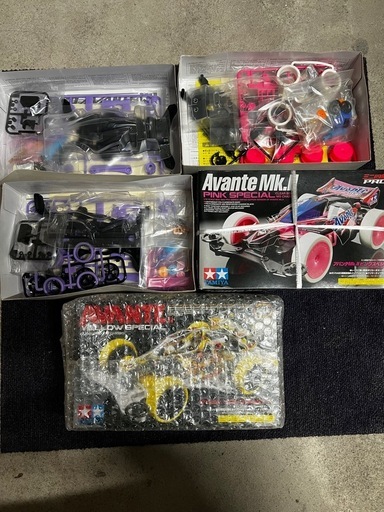ミニ四駆 限定アバンテ 詰め合わせ+TRF- RACER Jr