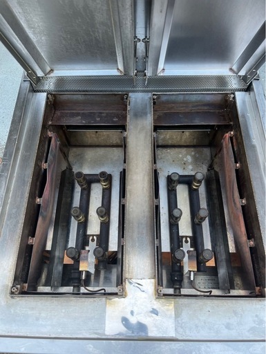 【動確済み】tanico 業務用 ガス餃子焼き器 TGZ-65 都市ガス 単相100V 幅650×奥750×高さ750mm 餃子焼き機 タニコー タイマー付き 大阪
