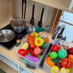IKEA  キッチン　とおままごとセットの画像