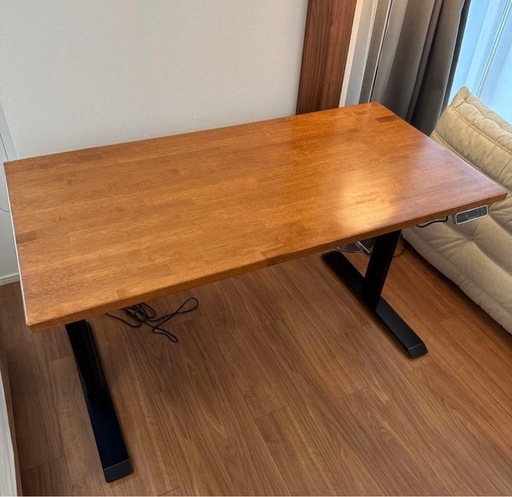 自動昇降　
Flexispot E8 + kanademono 130 x 65 天板
