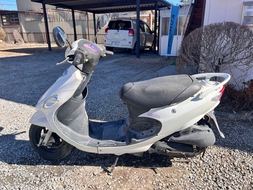 【引取先が決まりました】ジャンク　書類鍵有　SYM50 不動車