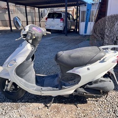 【長野県岡谷市大栄町より】ジャンク　書類鍵有　SYM50 不動車の画像