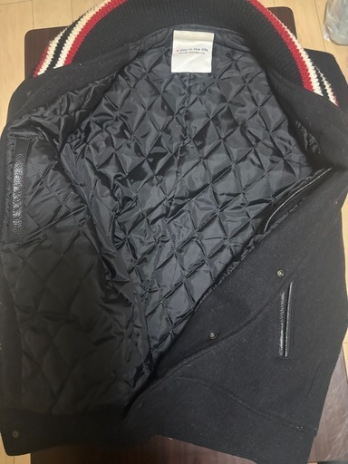 【中古品】 【UN ITED ARROWS】 袖本革 メルトンスタジアム・メンズジャケット