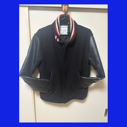 【中古品】 【UN ITED ARROWS】 袖本革 メルトンスタジアム・メンズジャケット