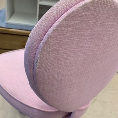 美原店 学習チェア ハートチェア ピンク 回転椅子　昇降式の画像