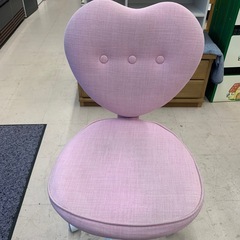 美原店 学習チェア ハートチェア ピンク 回転椅子　昇降式の画像