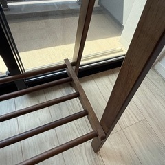 ニトリハンガーラックこげちゃの画像