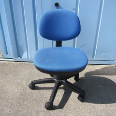 事務イス　ブルー　SNC-E9　オフィスチェア　の画像