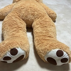 全長約130センチ　大きなくまのぬいぐるみの画像