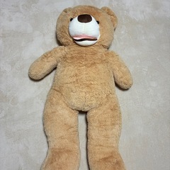 全長約130センチ　大きなくまのぬいぐるみの画像
