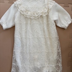 Cottoli 新生児セレモニー兼用ドレス(50〜60サイズ) 双子着用
の画像