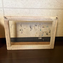 木製ピアス掛け　　ナチュラル雑貨の画像