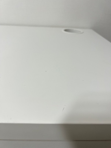 東京都引取限定】IKEA デスクミッケ＆チェアLOBERGETホワイト (ふとん