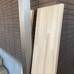 【美品】【未使用】　パイン集成材　3種類の画像