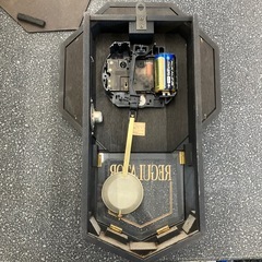 今2602-1206 CITIZEN REGULATOR 振り子掛け時計 動作確認済み JUNK ※音は鳴りません キズ汚れ有りの画像