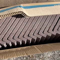 INAX 磁器質無ゆう床タイル 正方形 150x150   10箱　コーナー1箱（17枚）の画像