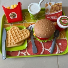 おままごと　ハンバーガー屋さんセットの画像