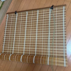 【決定♪2/26迄】お譲りします★ロール簾カーテン2個の画像
