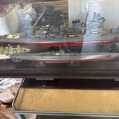 船　模型　戦艦　飾りの画像