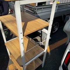 食品棚 コンセント付きの画像