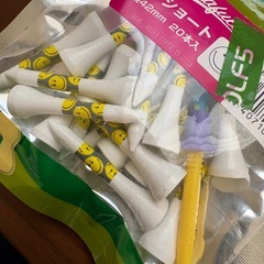 HONMA 本間 D1ゴルフボール3個＆IGNIOのティーショート セットの画像