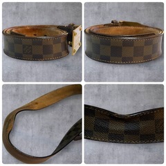 LOUIS VUITTON ダミエ サンチュール ベルト アンヴァントゥールの画像