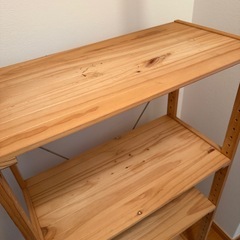 ウッドシェルフ☆ニトリの画像