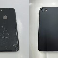 【完動品】iPhone8 バッテリー新品 64GB 【背面割れ】の画像
