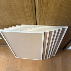 コルクボード　6枚セットの画像