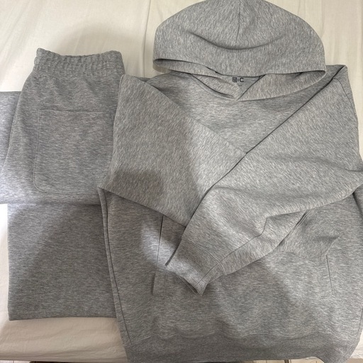UNIQLO  C スウェットセットアップ Sサイズ　グレー