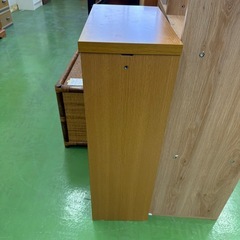 3段　収納家具　収納棚　三段　カラーボックス　スリッパ収納　シューズボックスの画像