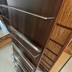 ウッドマガジンラックの画像