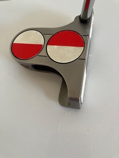 オデッセイ 2ボールパター用 ターゲットラインステッカー レッド ホワイト
