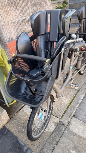 前後ろチャイルドシート付き！自転車
