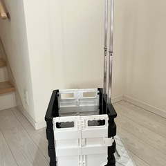 折りたたみキャリーケース　キャリーカートの画像