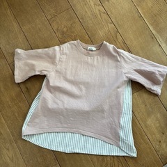 お話し中　くすみカラー　130サイズ　　の画像