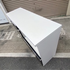 A810♦️キッチンカウンター 幅120 キャビネット レンジ台 収納 家電収納 食器棚 の画像