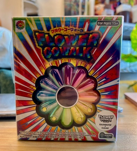 【新品・村上隆】Flower Go Walk / レインボークリア（オーロラver.）