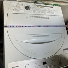 SHARP縦型洗濯機 6Kgの画像