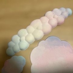 キーボード用リストレフト、コースター、リストレフト付きマウスパッドの画像