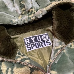 😆11・リュウスポーツ・y2k・総柄ボアジャケの画像