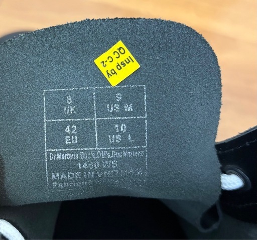 ドクターマーチン＊Dr Martens 27cm ホワイトステッチ ブーツ