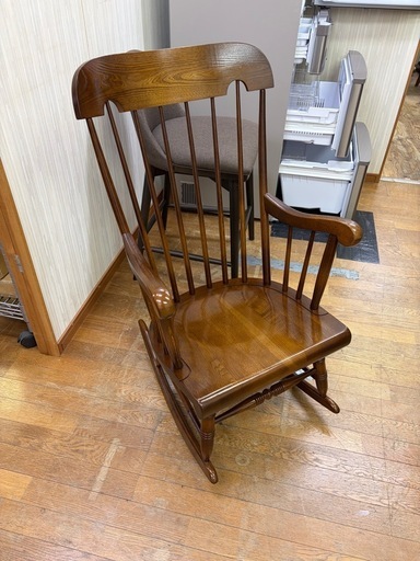 オシャレ家具!! キツツキマークの飛騨産業 HIDA 穂高シリーズ ロッキングチェア ハイバック