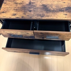 ニトリ　ハンガーラックセット　　引出し付きの画像