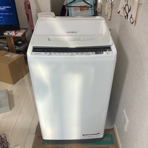 日立洗濯機7キロ (渡慶次道男) 中頭の生活家電《洗濯機》の中古