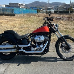 ハーレーダビットソン　FXS1580 ブラックライン　ソフテイル　アメリカンの画像