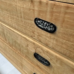 【無料】桐箪笥 和風収納タンス 多段チェストの画像