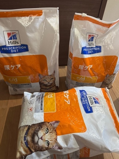 キャットフード　ヒルズ プリスクリプションダイエット c/d マルチケア 尿ケア 猫用　4kgx3袋